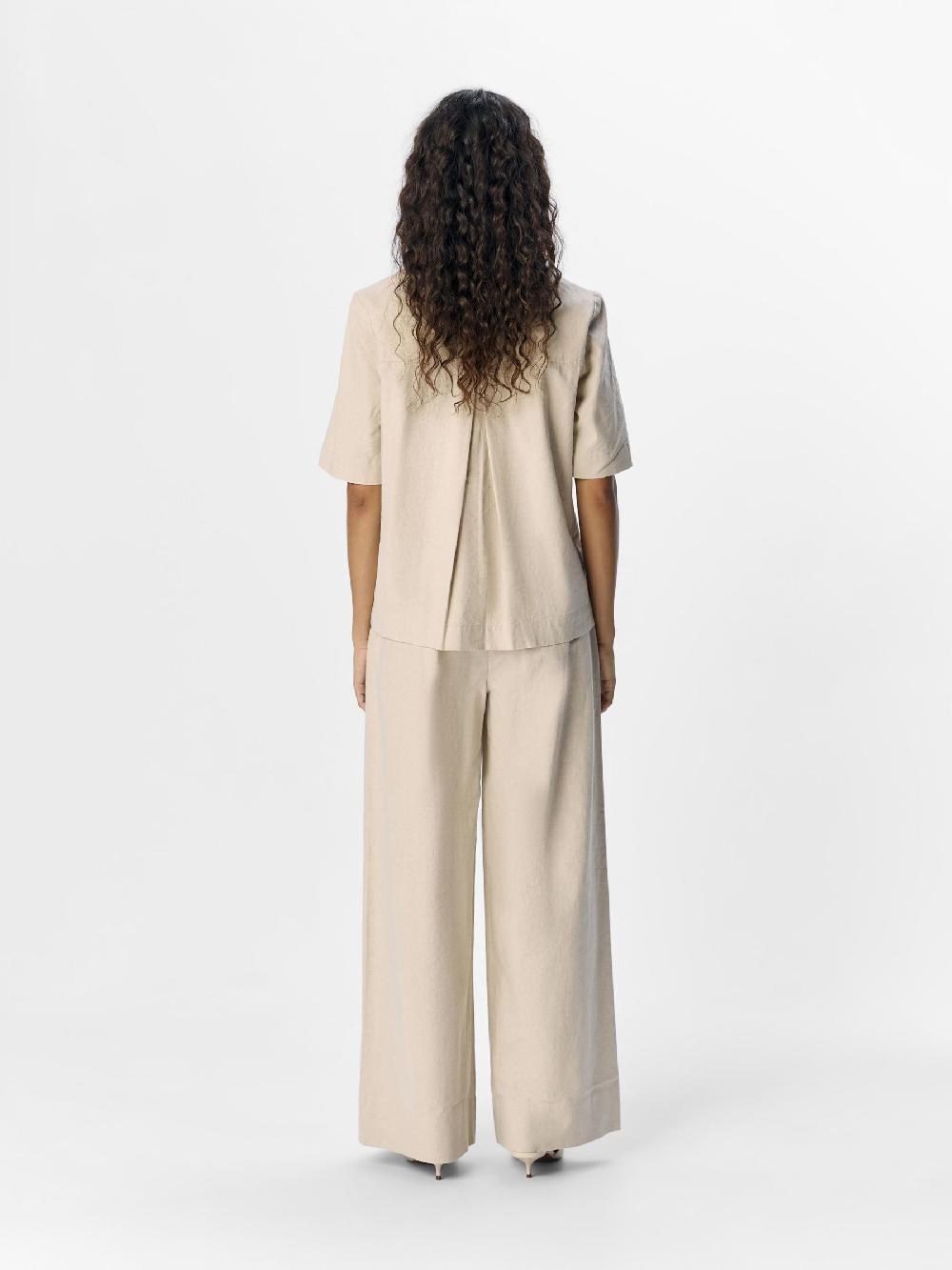 Object Petite LINNENMIX T-SHIRT