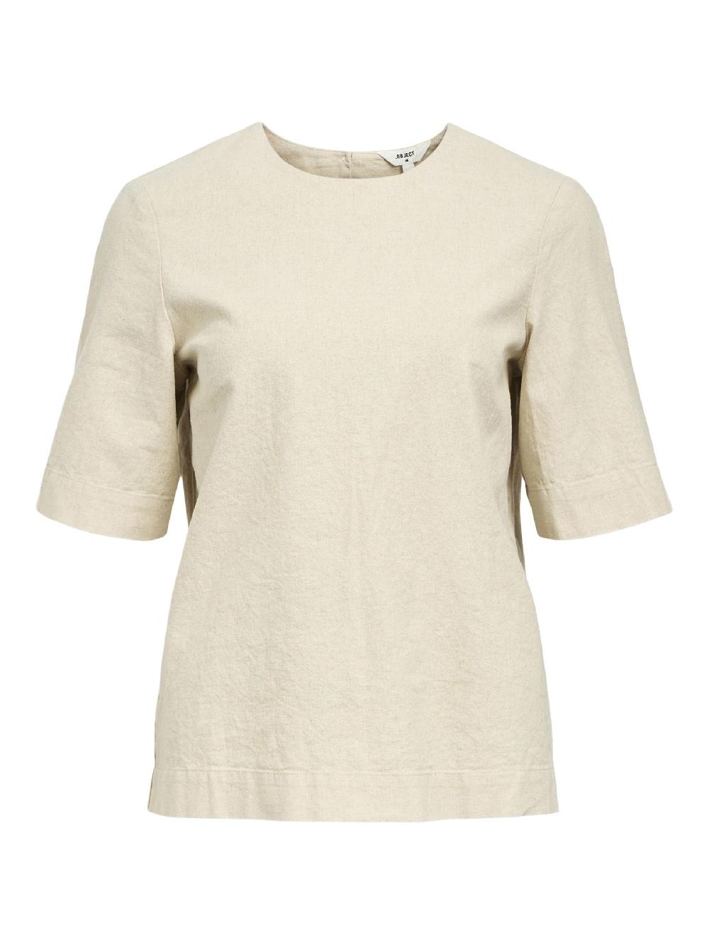 object petite LINNENMIX T-SHIRT