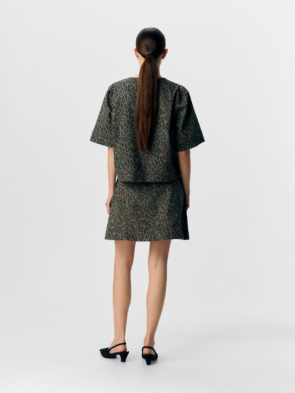 Object Petite LUIPAARDPRINT OVERHEMD