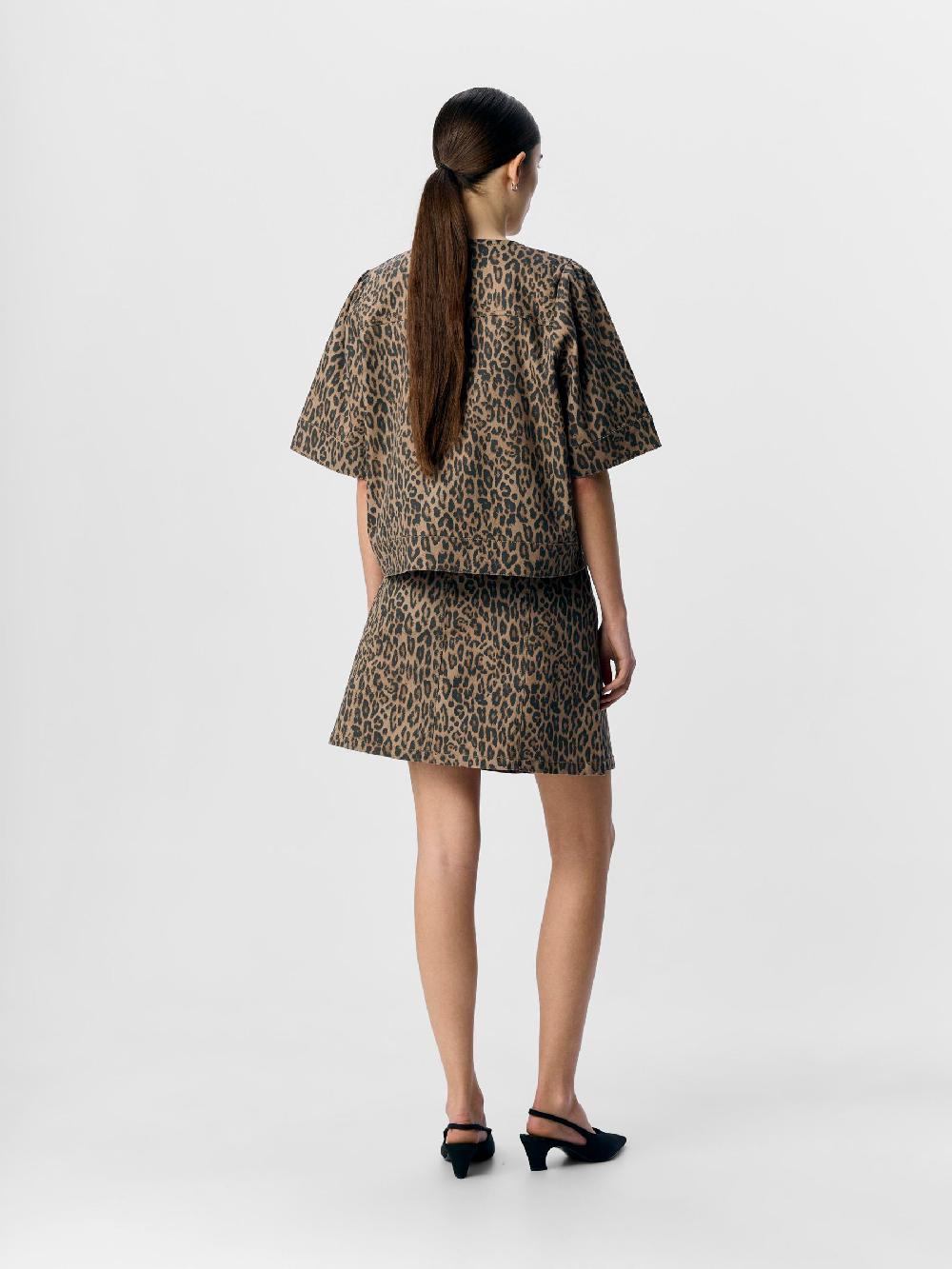 Object Petite LUIPAARDPRINT OVERHEMD