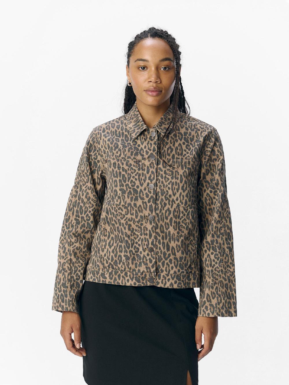 Object Petite LUIPAARDPRINT SPIJKERJAS