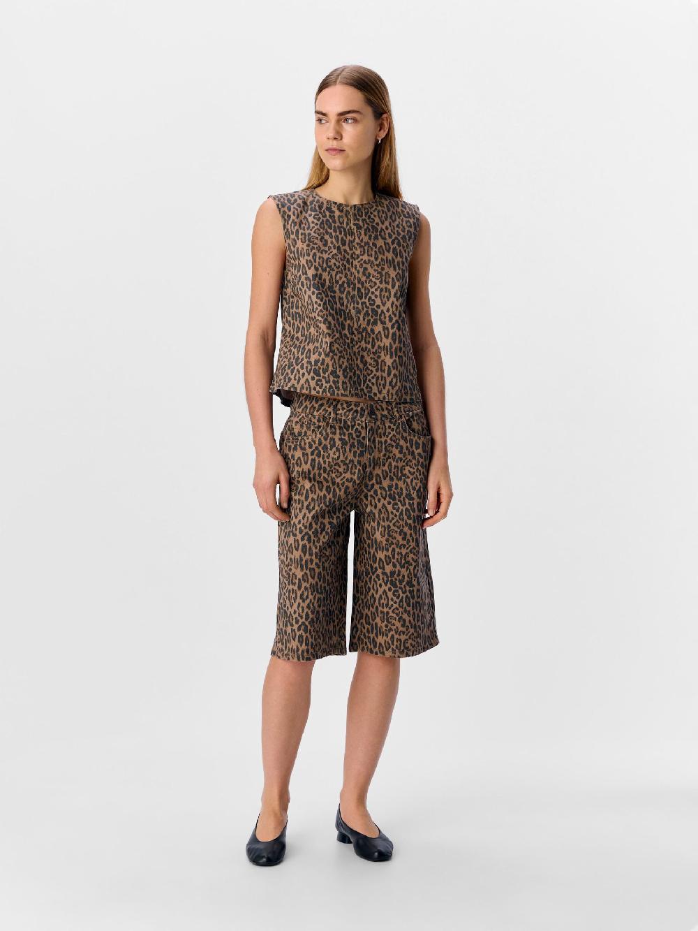 Object Petite LUIPAARDPRINT TOP