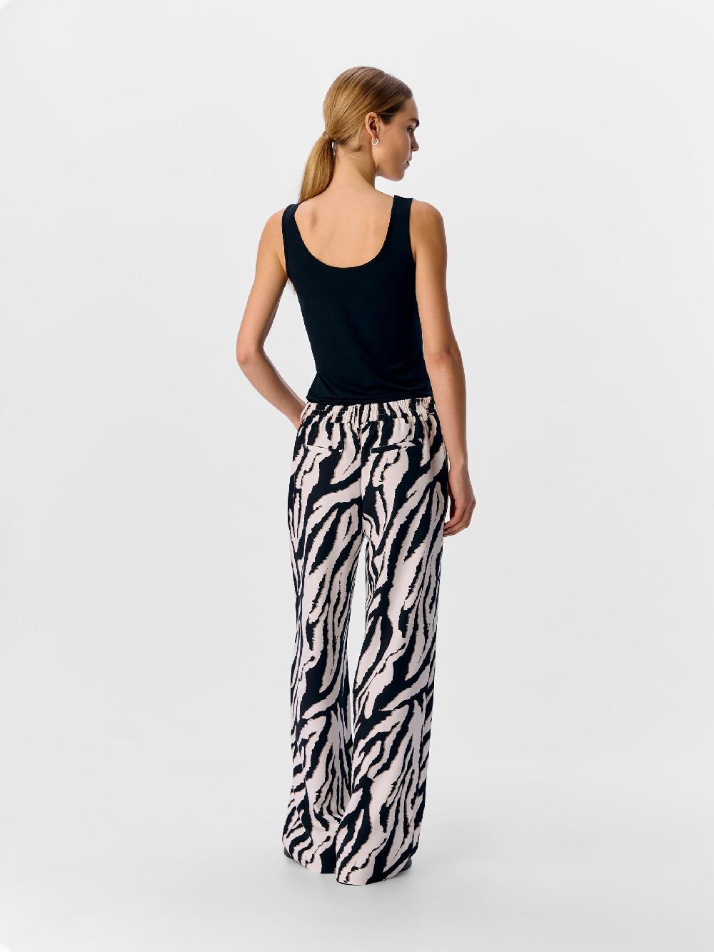Object Petite LUIPAARDPRINT WIDE LEG BROEK