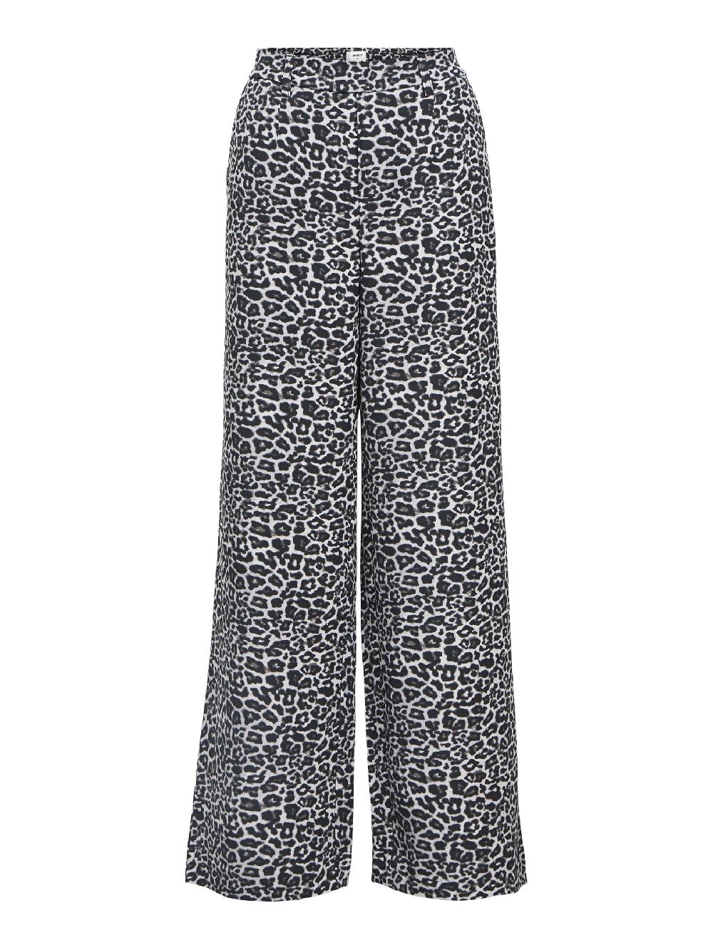 object petite LUIPAARDPRINT WIDE LEG BROEK