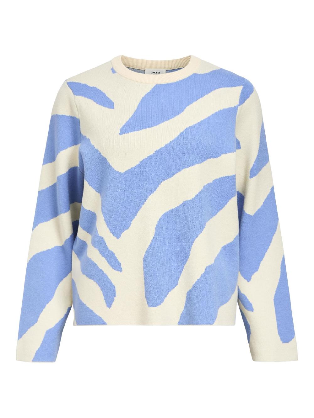 object petite MET PATROON SWEATER