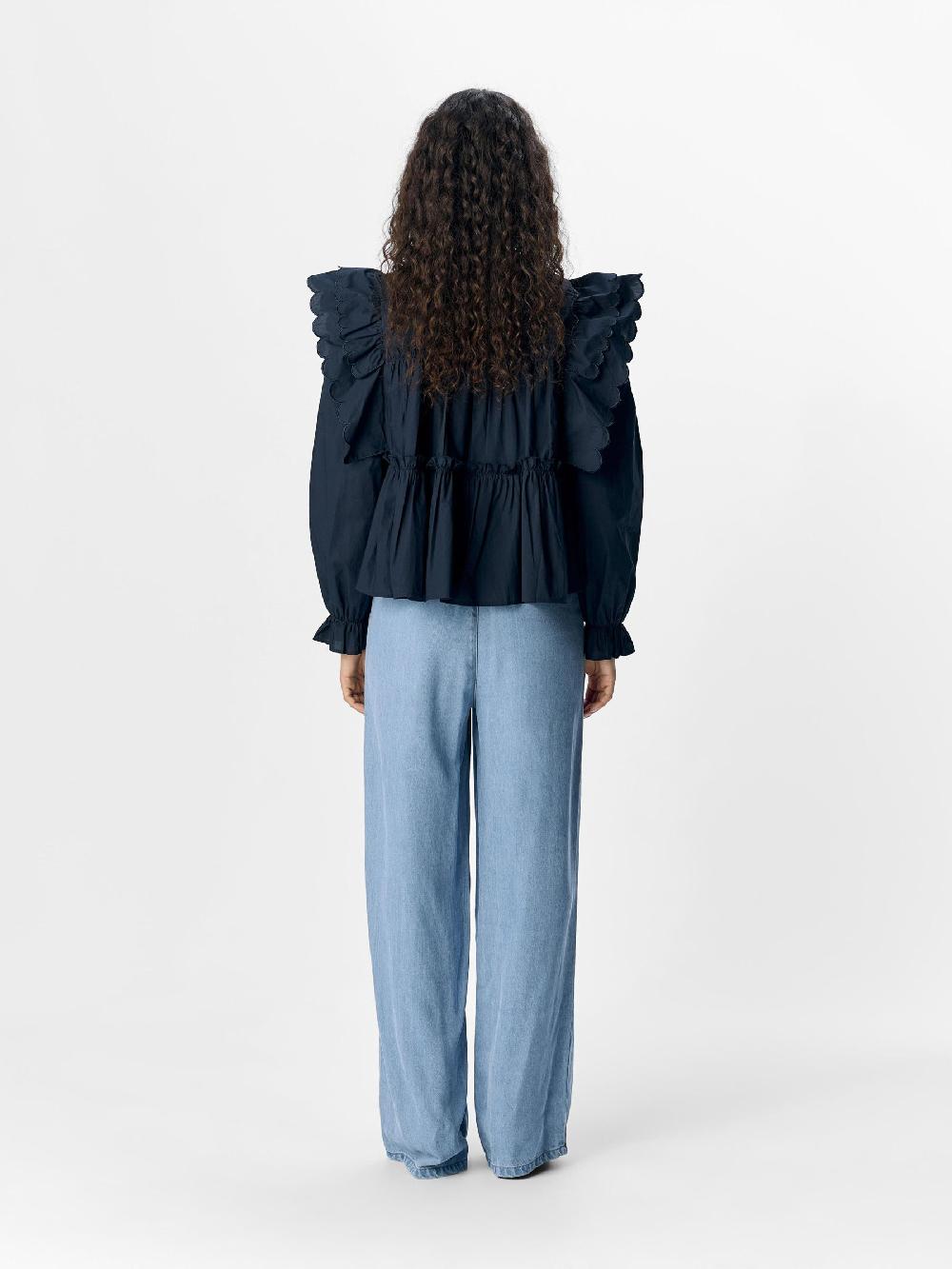 Object Petite OBJHOPE TOP MET LANGE MOUWEN