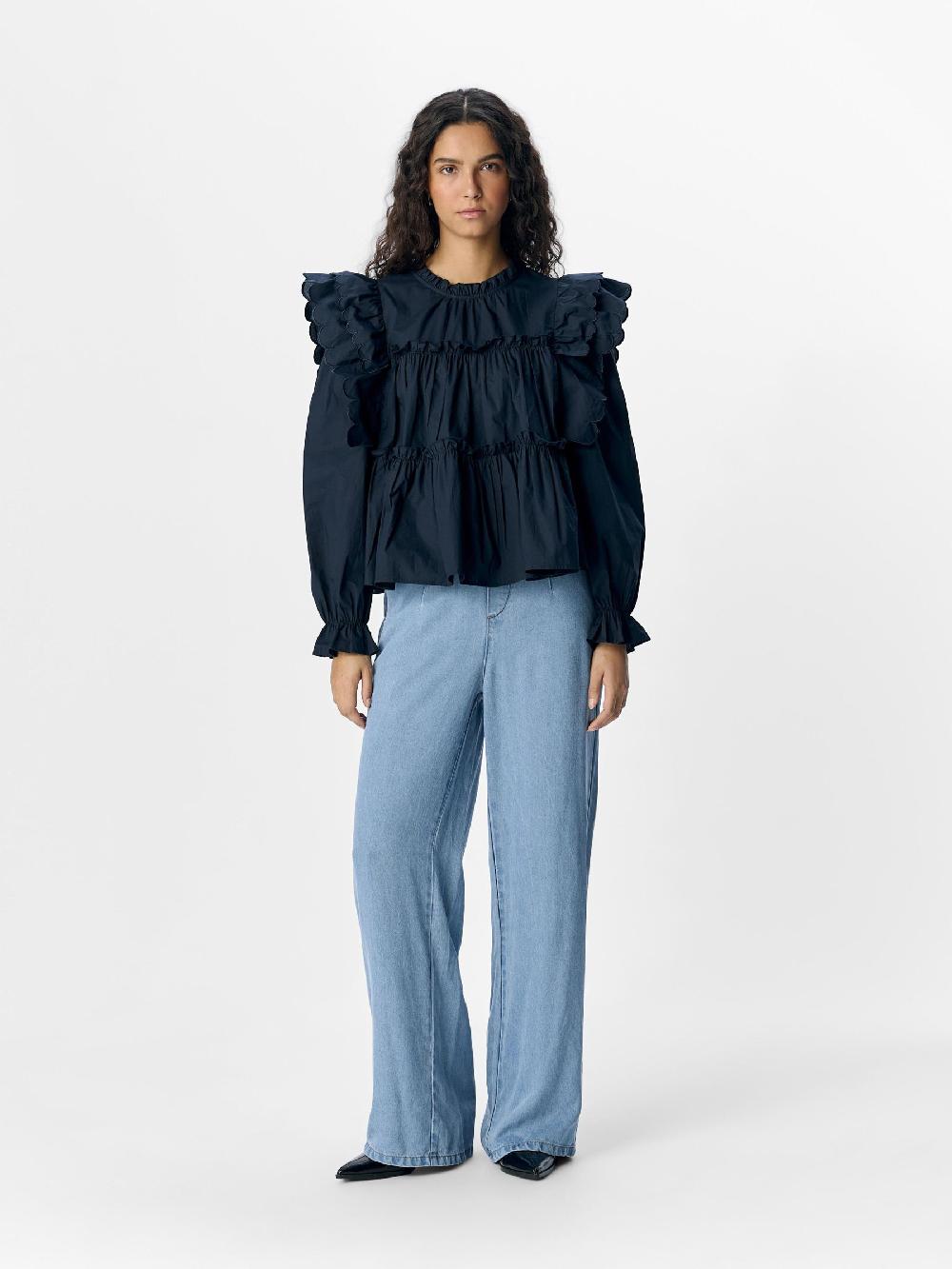 Object Petite OBJHOPE TOP MET LANGE MOUWEN