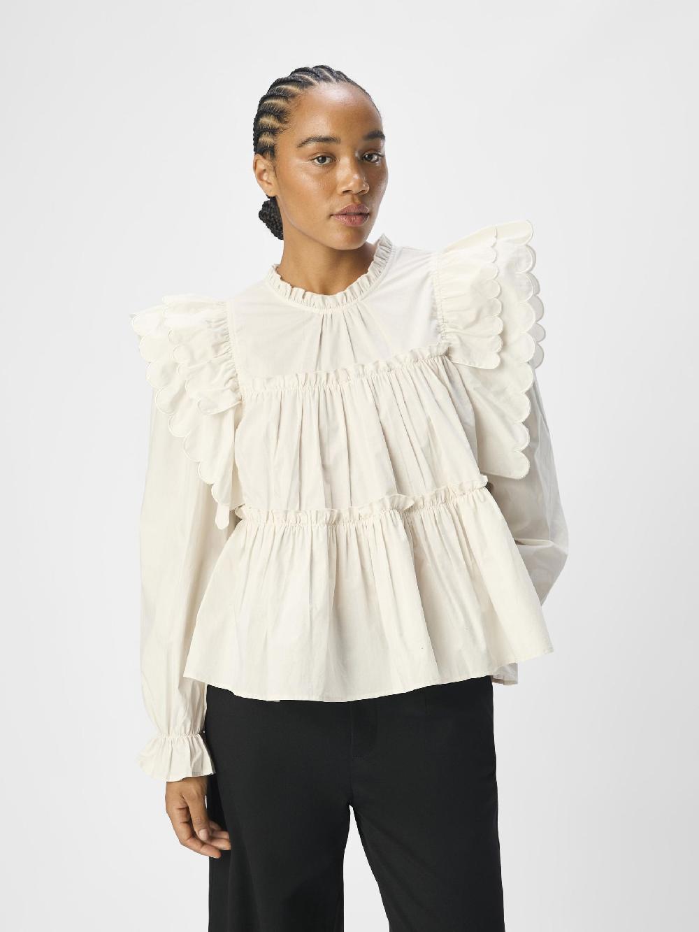 Object Petite OBJHOPE TOP MET LANGE MOUWEN