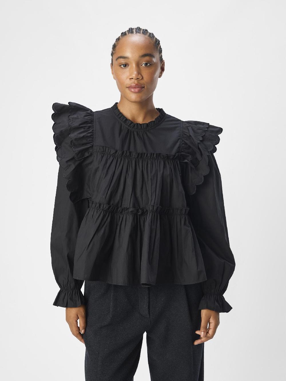 Object Petite OBJHOPE TOP MET LANGE MOUWEN