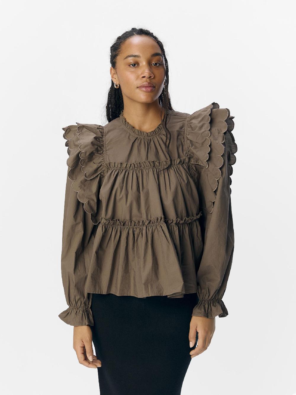 Object Petite OBJHOPE TOP MET LANGE MOUWEN