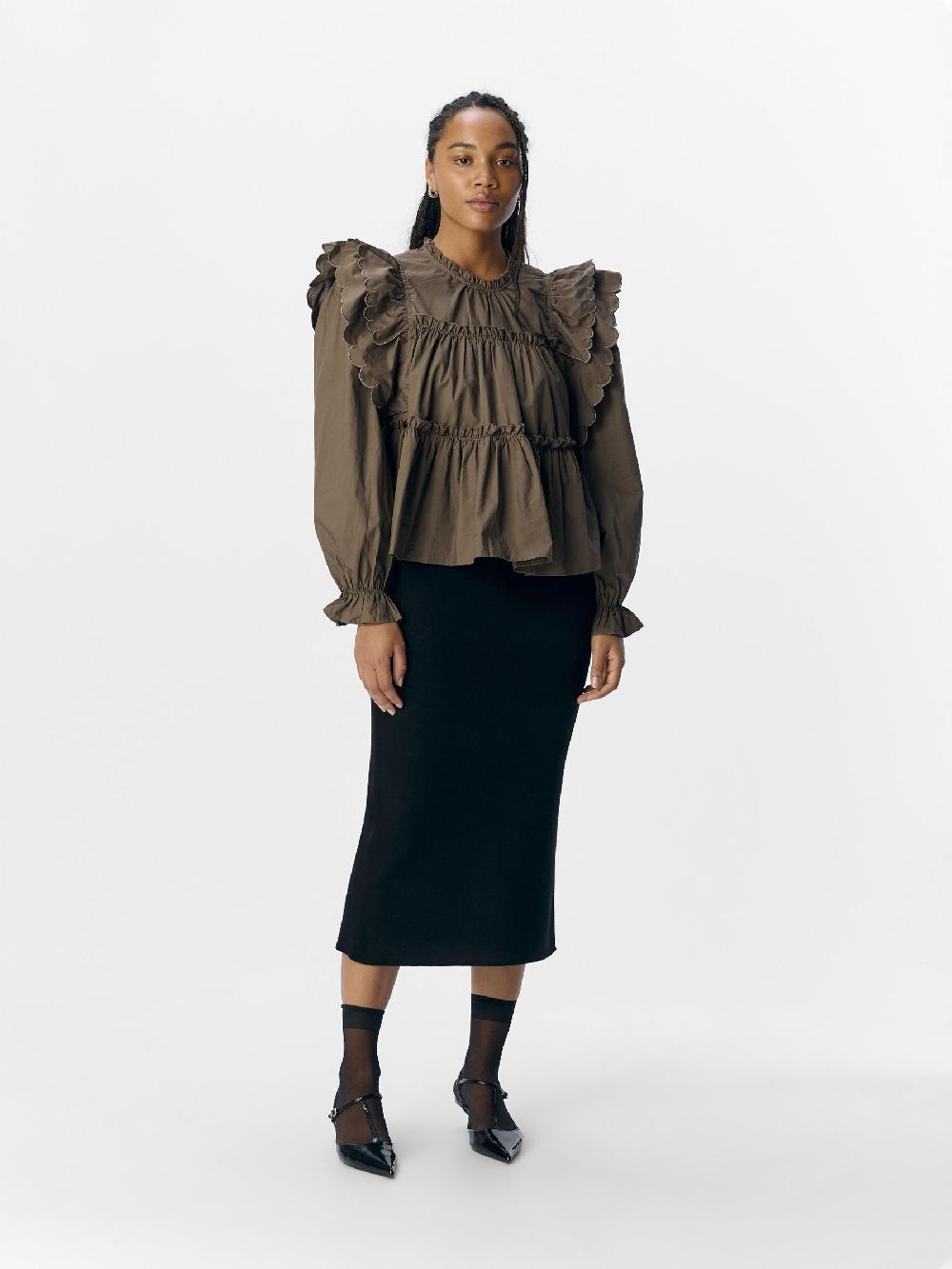 Object Petite OBJHOPE TOP MET LANGE MOUWEN