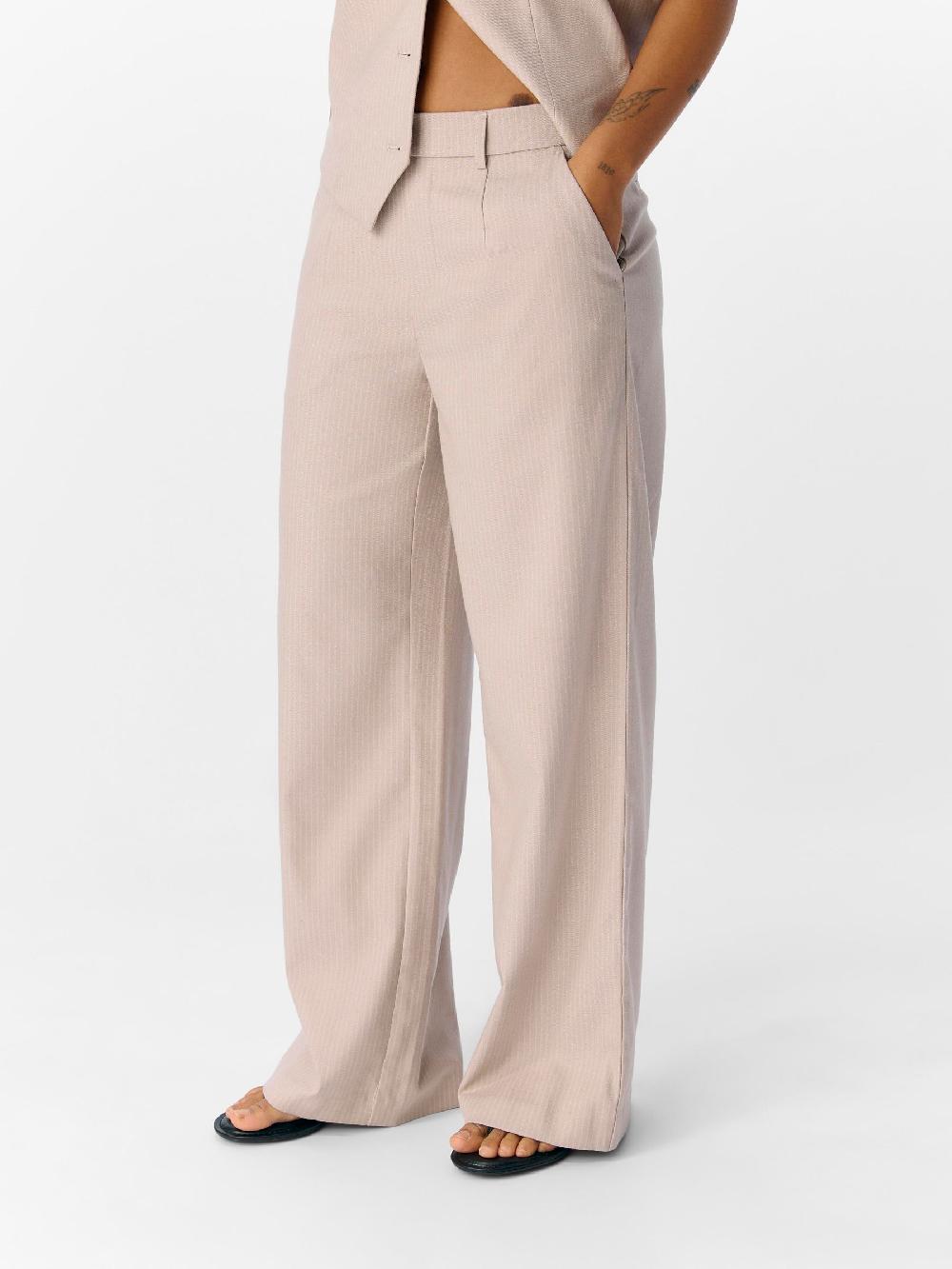 Object Petite OBJLISA WIDE LEG BROEK