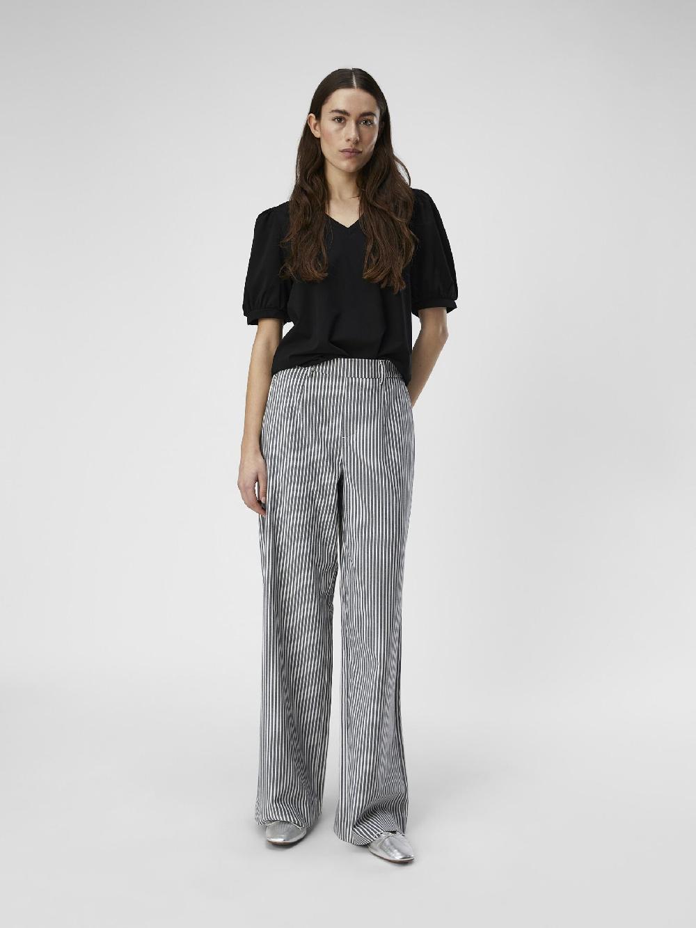 Object Petite OBJLISA WIDE LEG BROEK