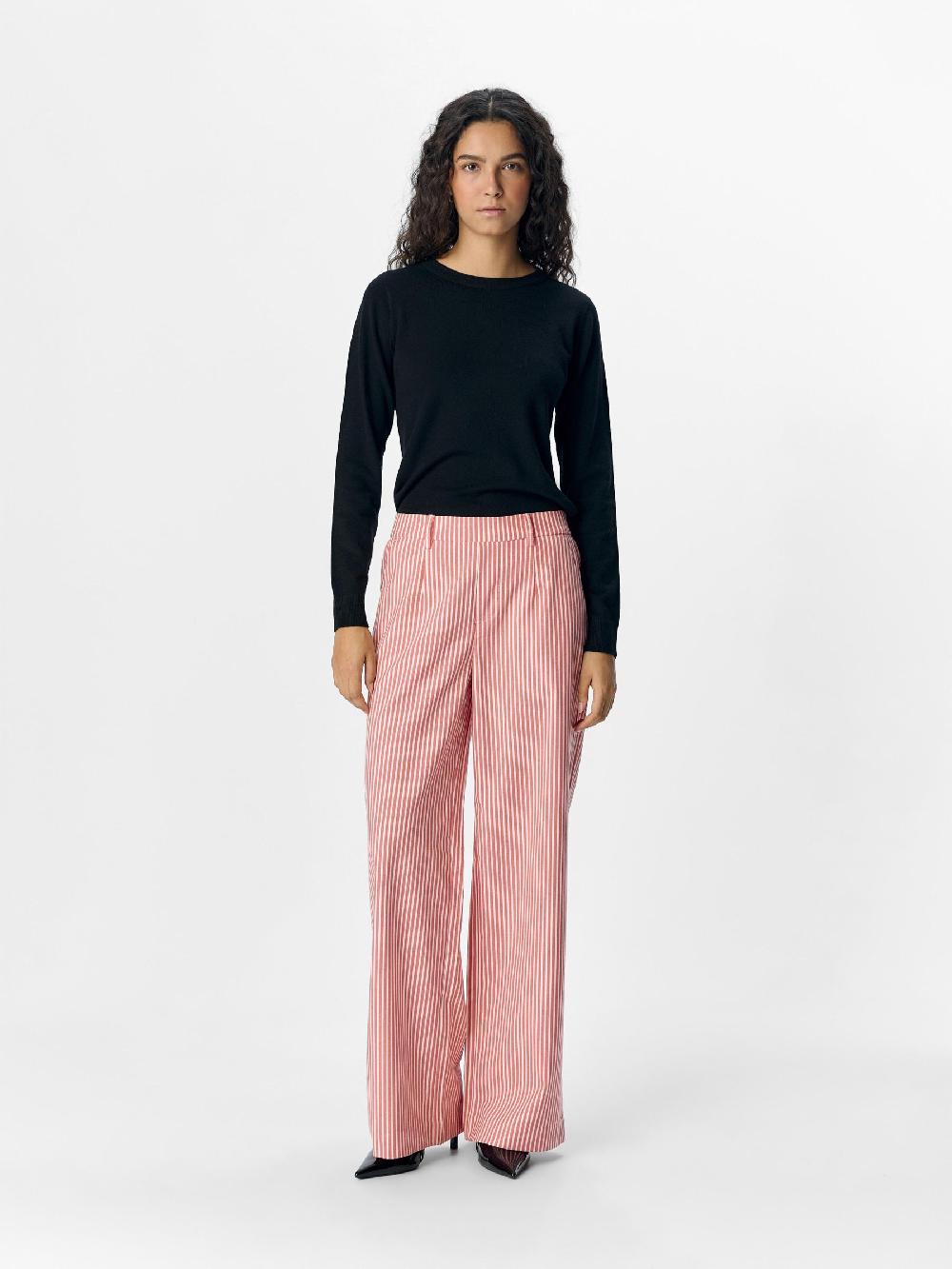 Object Petite OBJLISA WIDE LEG BROEK