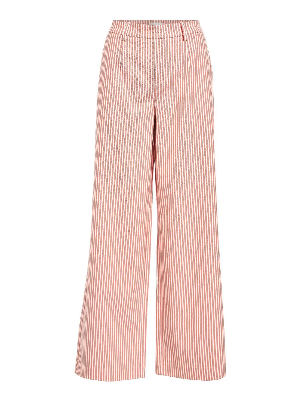 object petite OBJLISA WIDE LEG BROEK