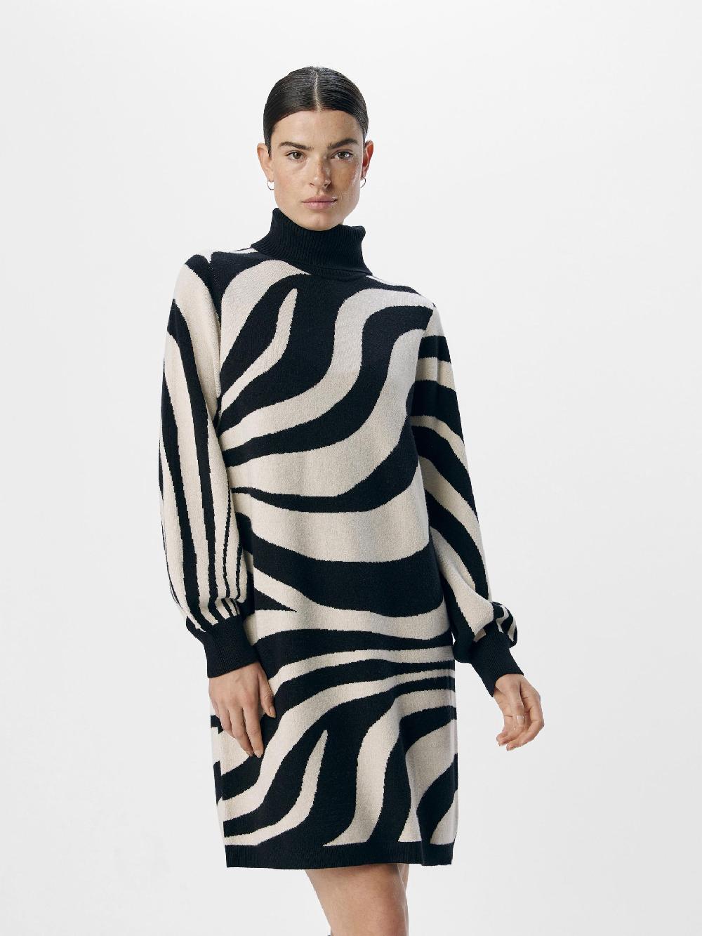 Object Petite OBJRAY GEBREIDE JURK