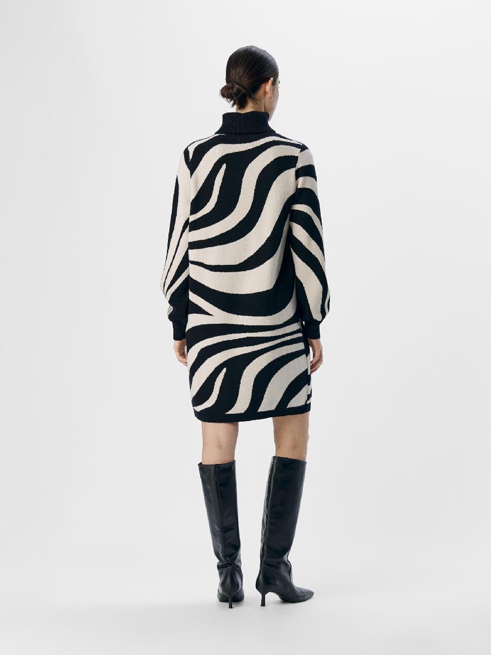 Object Petite OBJRAY GEBREIDE JURK