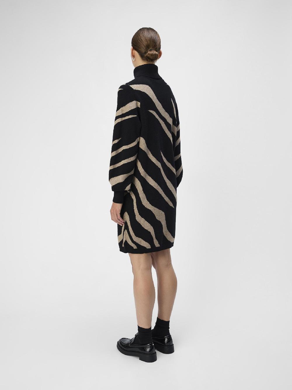 Object Petite OBJRAY GEBREIDE JURK