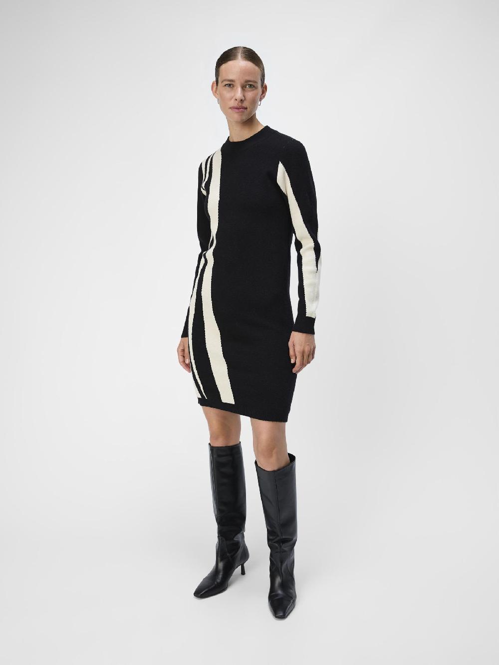 Object Petite OBJRAY GEBREIDE JURK