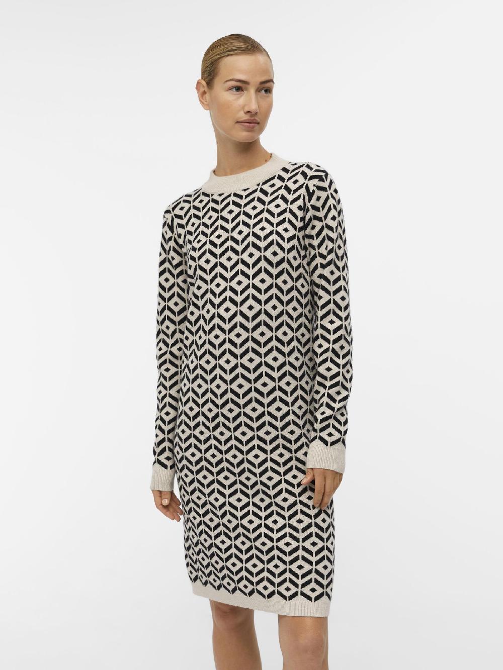 Object Petite OBJRAY GEBREIDE JURK