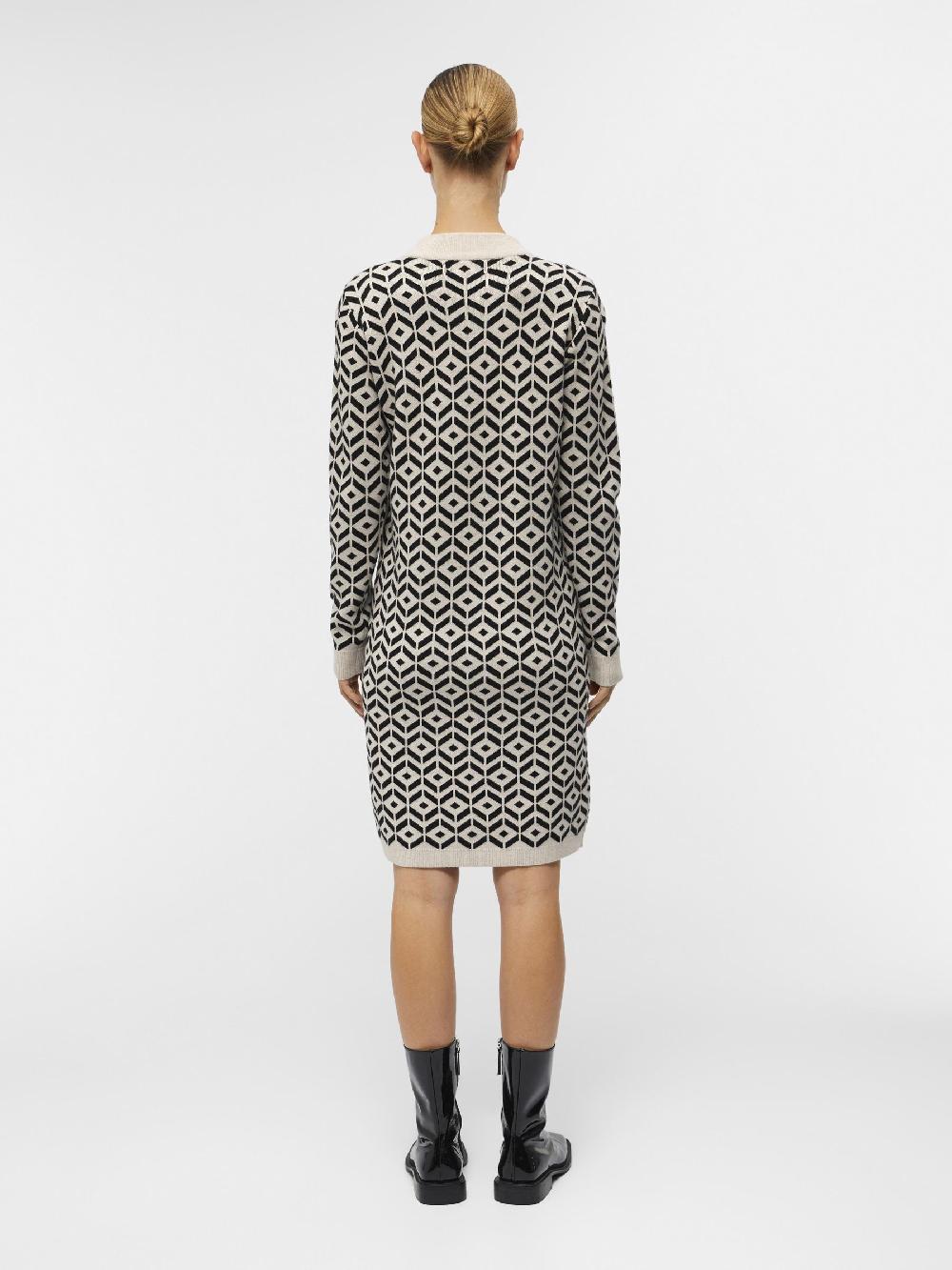 Object Petite OBJRAY GEBREIDE JURK