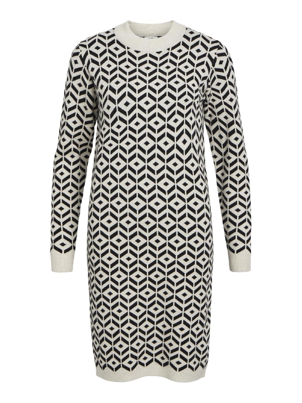 object petite OBJRAY GEBREIDE JURK