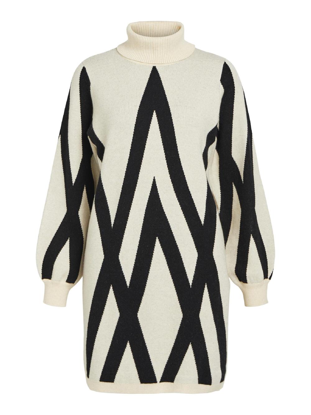 object petite OBJRAY GEBREIDE JURK