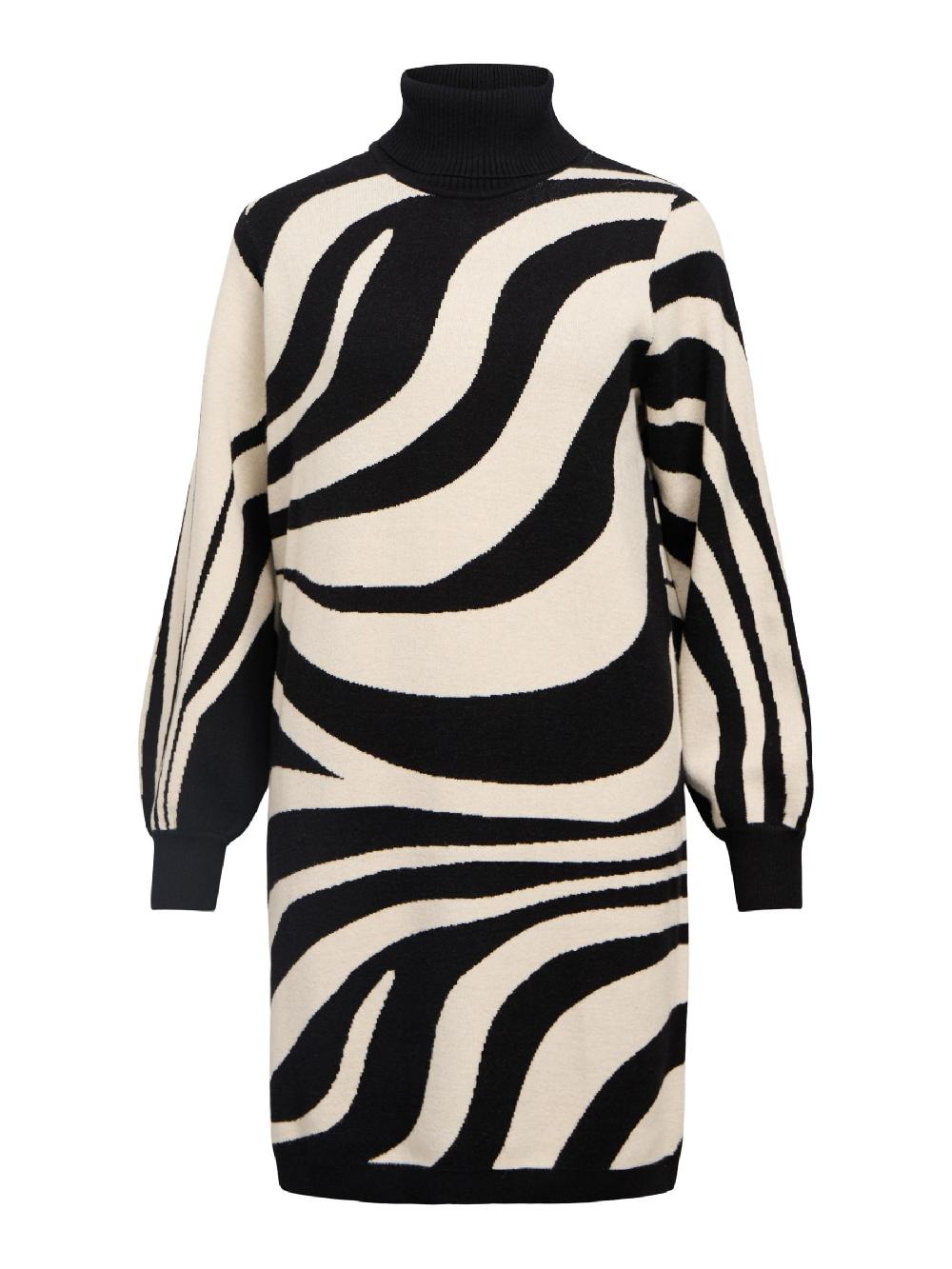 object petite OBJRAY GEBREIDE JURK