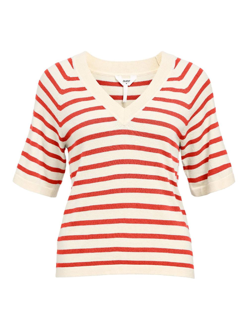 object petite OBJTHESS GEBREIDE TOP