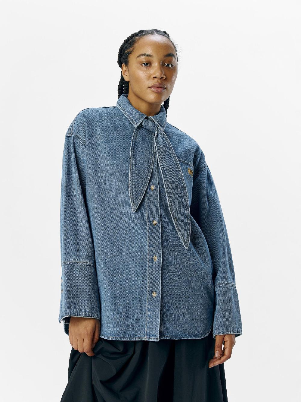 Object Petite OVERSIZED SPIJKERBLOUSE