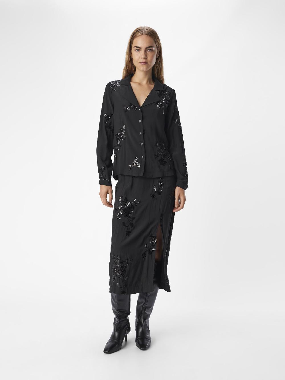 Object Petite PAILLETTEN OVERHEMD