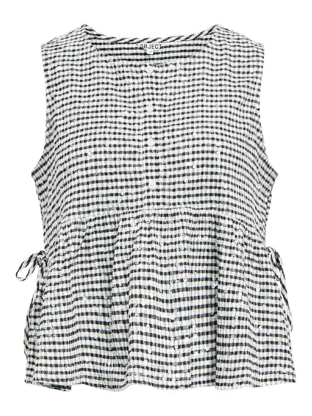 object petite PAILLETTEN TOP