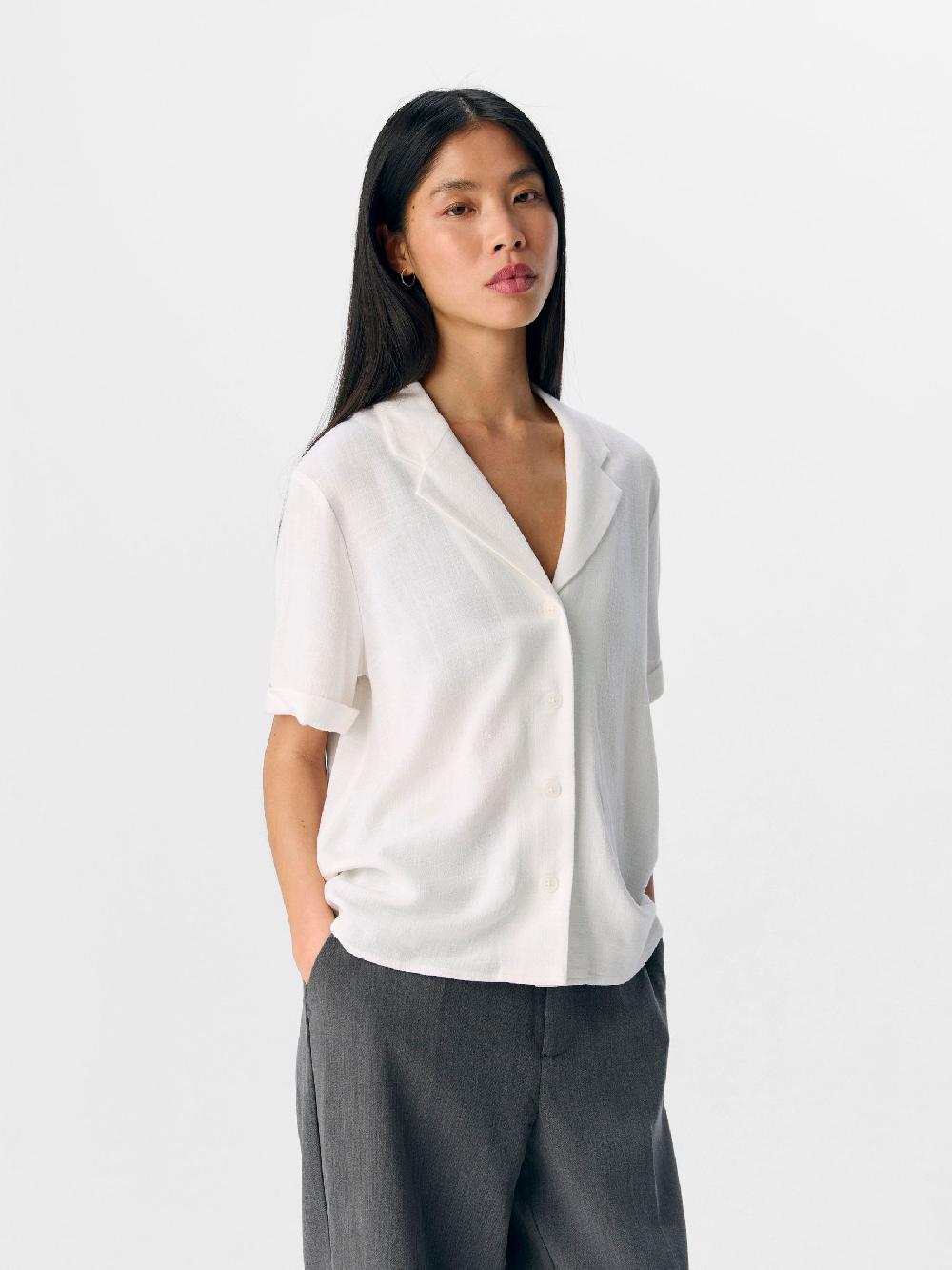 Object Petite POPLIN OVERHEMD