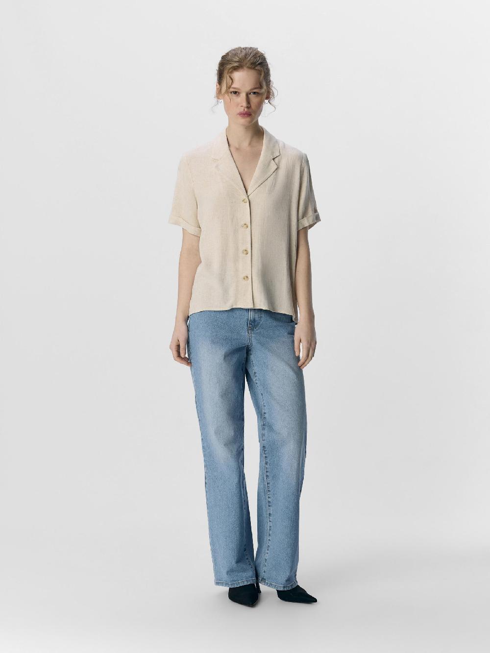 Object Petite POPLIN OVERHEMD