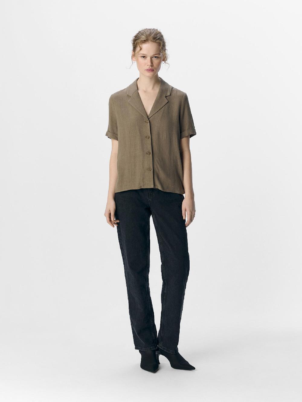 Object Petite POPLIN OVERHEMD