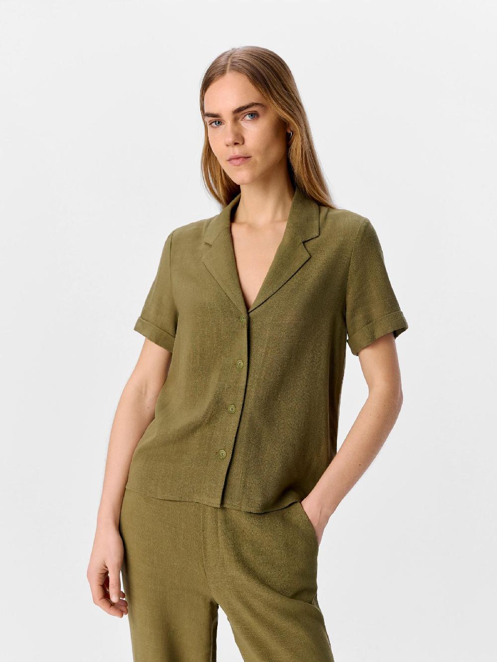 Object Petite POPLIN OVERHEMD