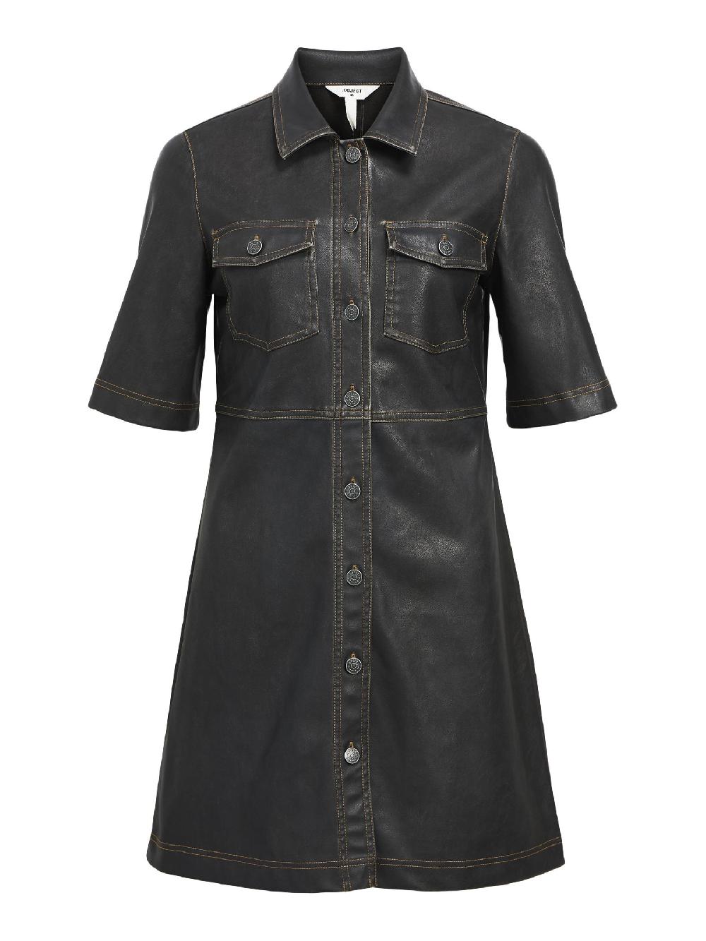 object petite PU MINI JURK