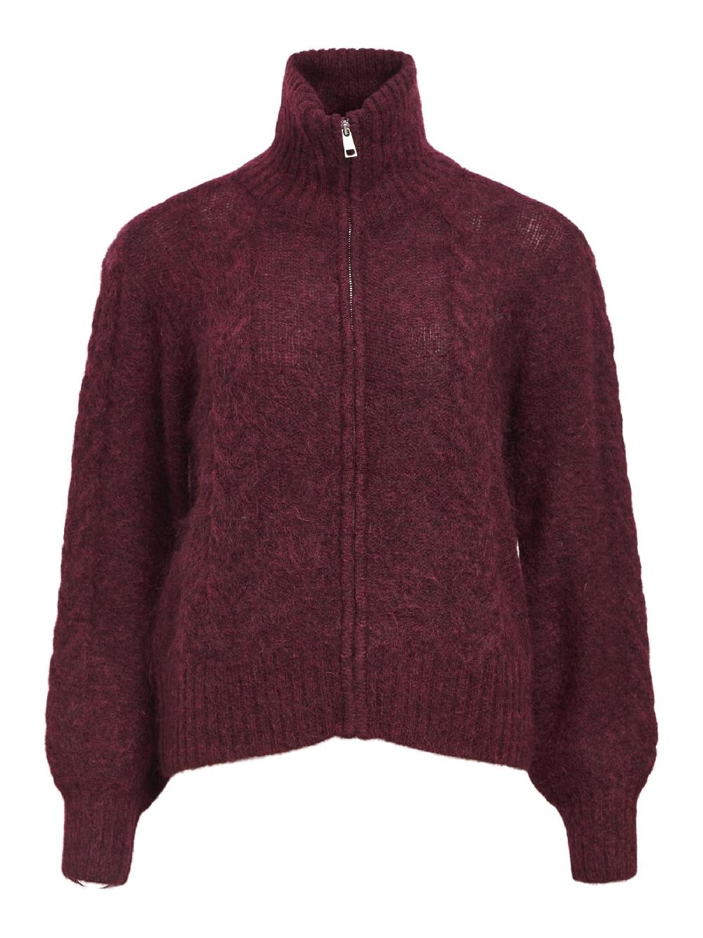 object petite RITSSLUITING GEBREID VEST