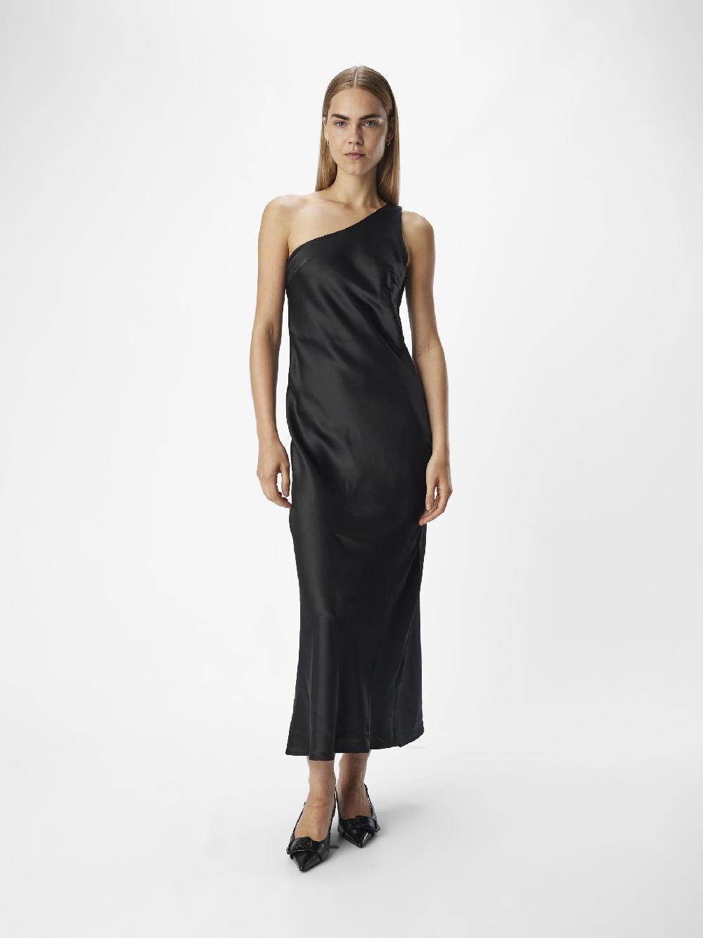 Object Petite SATINET MAXI JURK