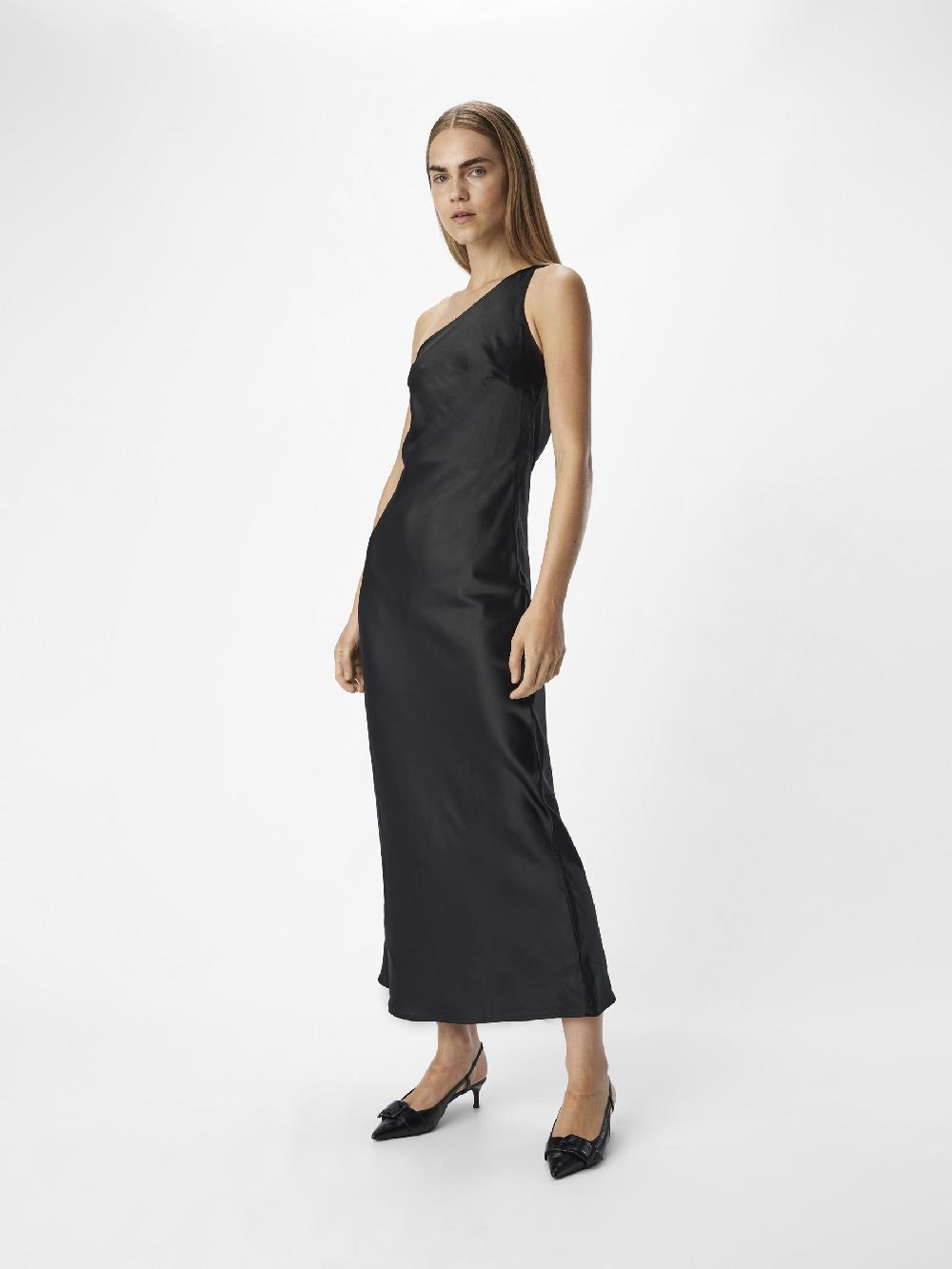 Object Petite SATINET MAXI JURK