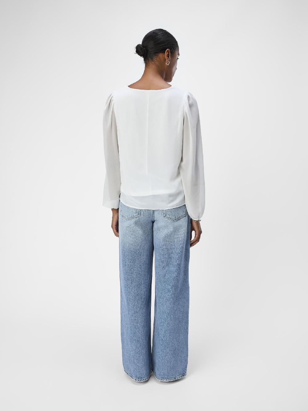 Object Petite V-HALS BLOUSE