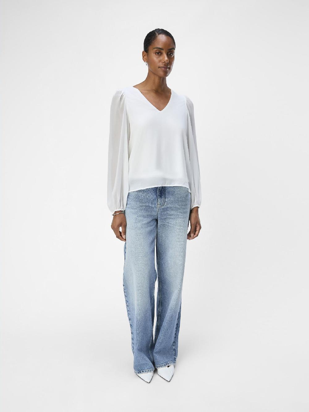 Object Petite V-HALS BLOUSE