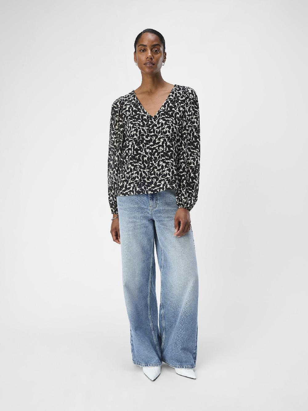 Object Petite V-HALS BLOUSE
