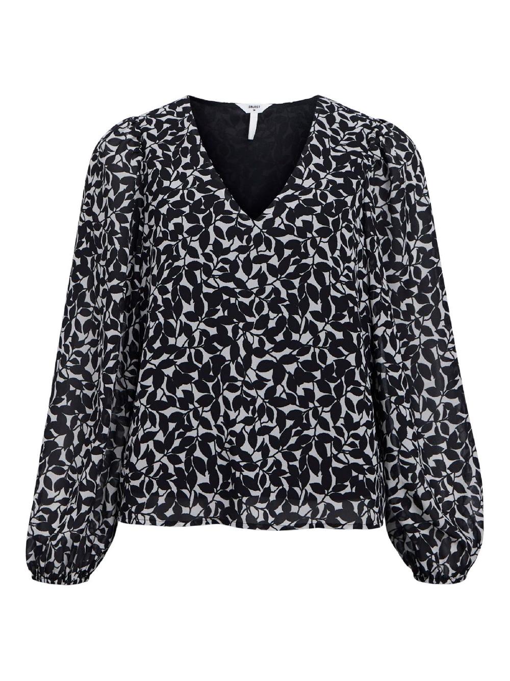 object petite V-HALS BLOUSE