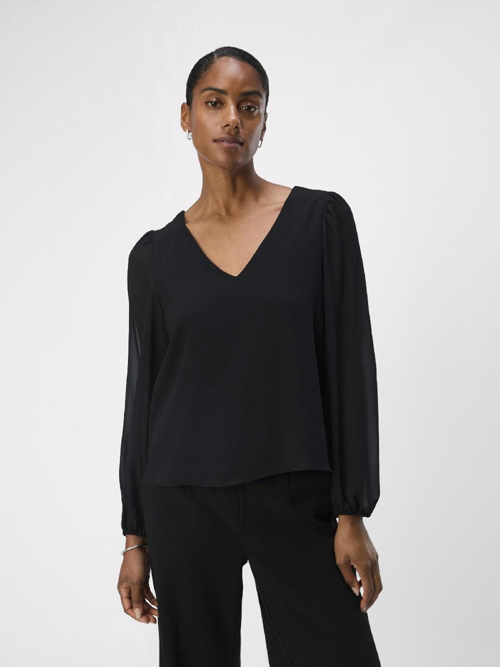 Object Petite V-HALS BLOUSE