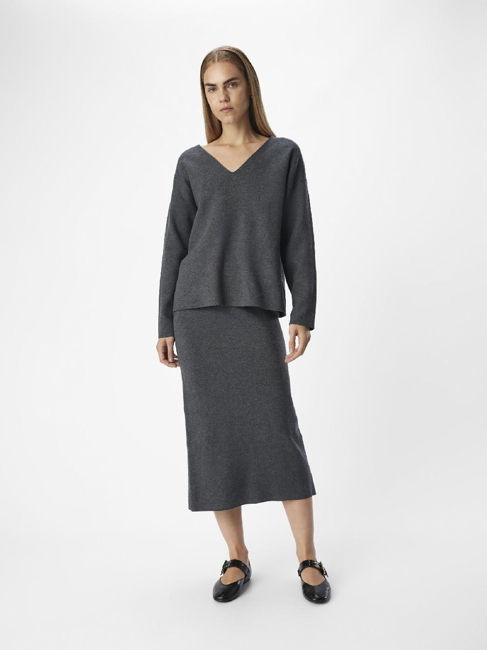 Object Petite V-HALS GEBREIDE TRUI