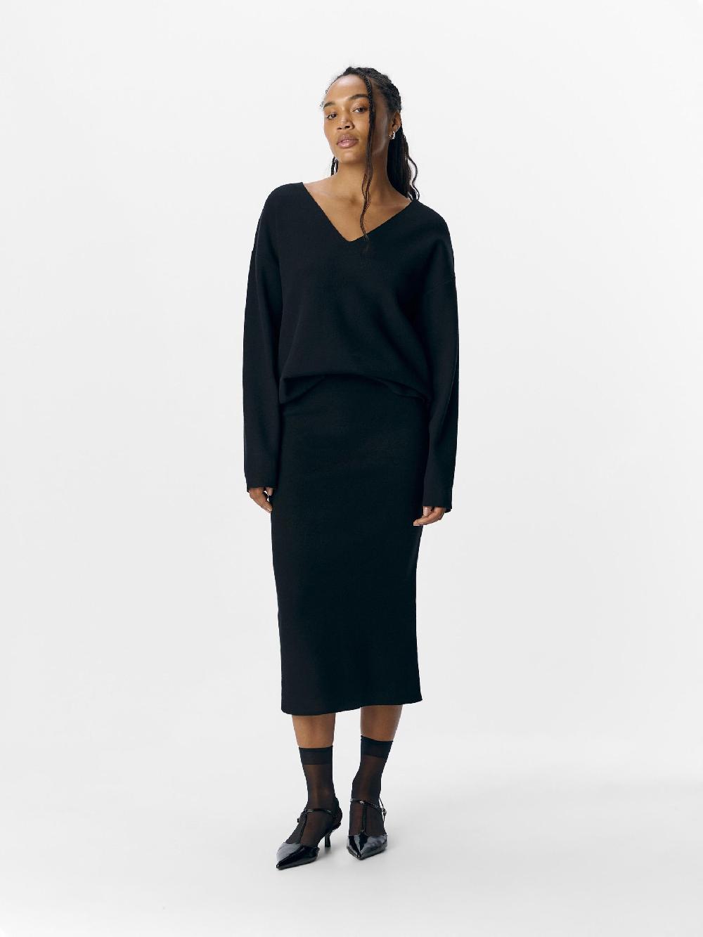 Object Petite V-HALS GEBREIDE TRUI