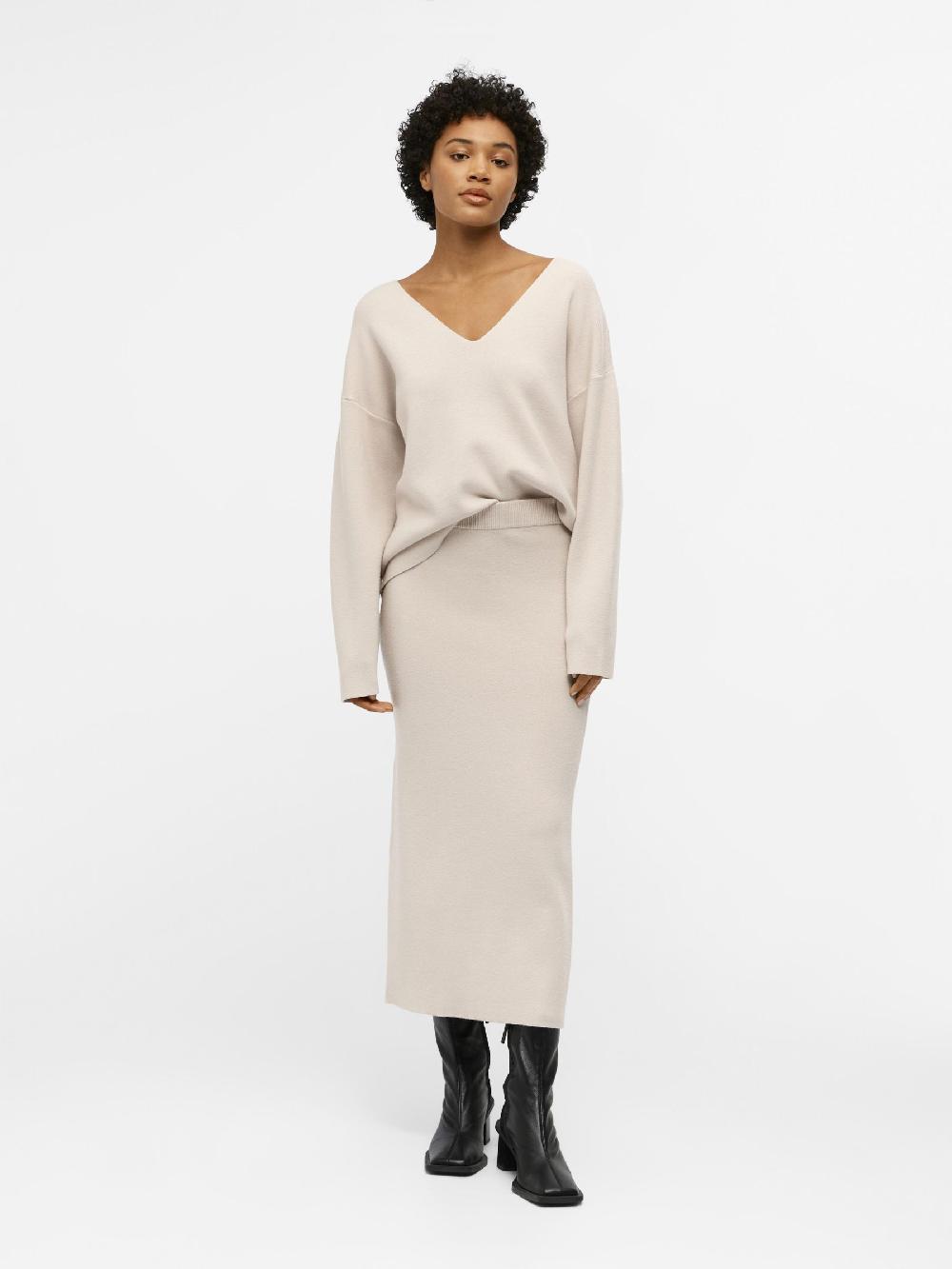 Object Petite V-HALS GEBREIDE TRUI