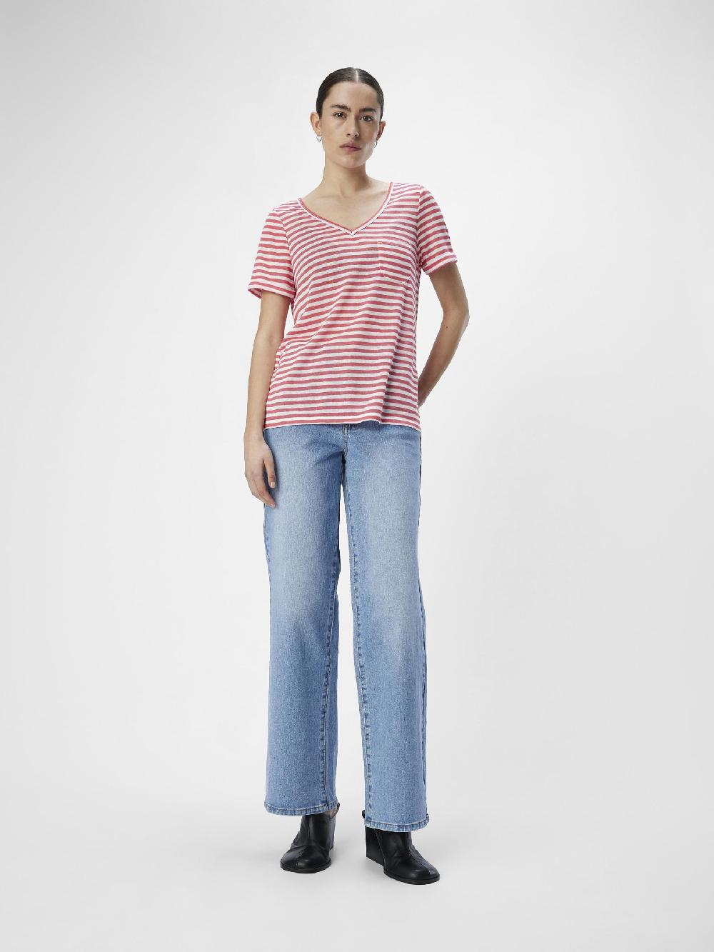 Object Petite V-HALS T-SHIRT