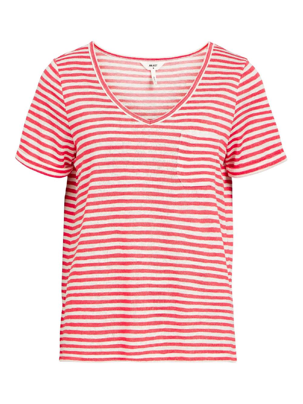 object petite V-HALS T-SHIRT